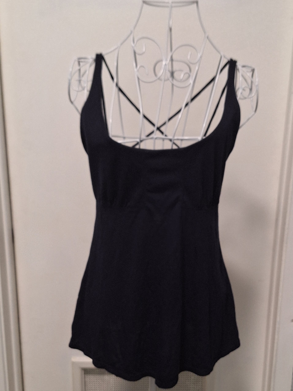 Bra Tops Black Women's Top With Built In Bra Medium